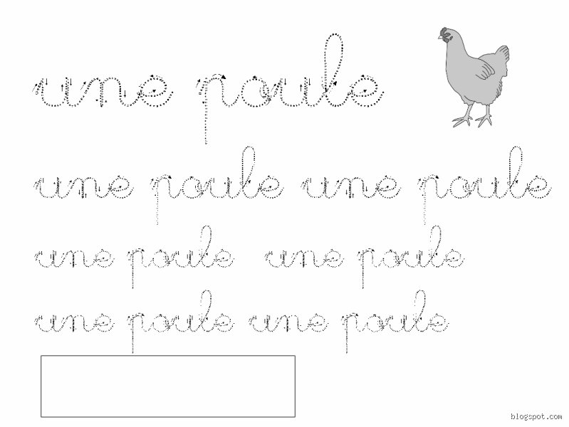 Comment écrire poule ?