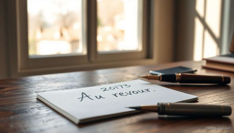 Comment on écrit au revoir ?