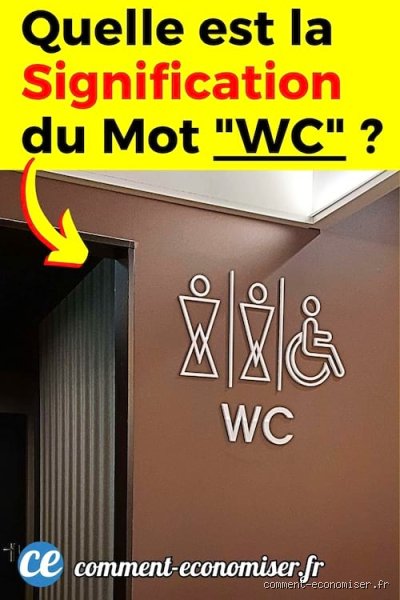 Comment on écrit WC ?