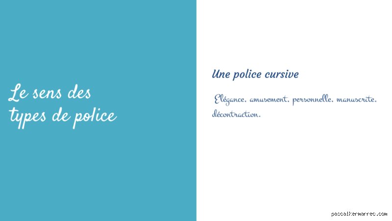 Quelle police pour quelle utilisation ?