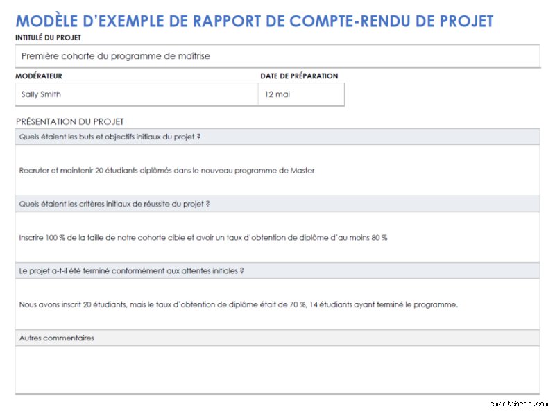 Comment faire un bon compte rendu de projet ?