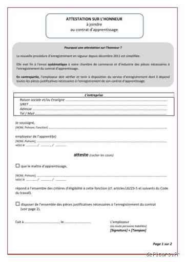 Comment obtenir une attestation d'apprentissage ?
