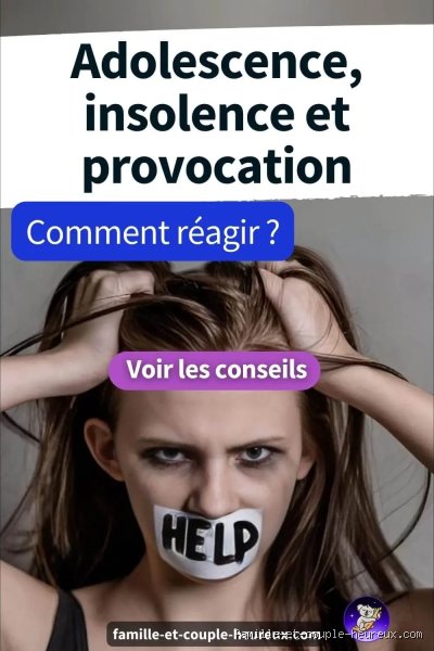 Comment réagir à la provocation d'un enfant ?