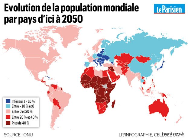 Où vivra la majeure partie de la population mondiale en 2050 ? La géographie d'une humanité urbaine et africaine