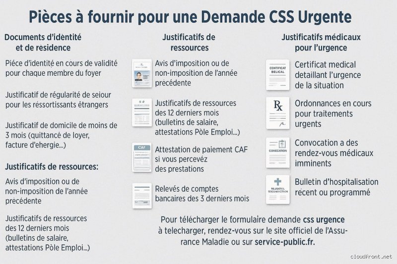 Quand faire une demande de CSS ?