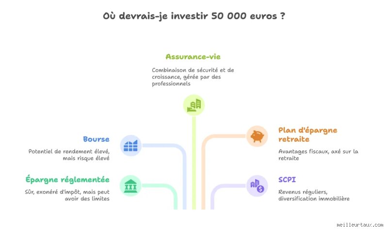 Que dois-je faire si j'ai 50 000 € d'économies ? Stratégies pour optimiser votre capital dès aujourd'hui