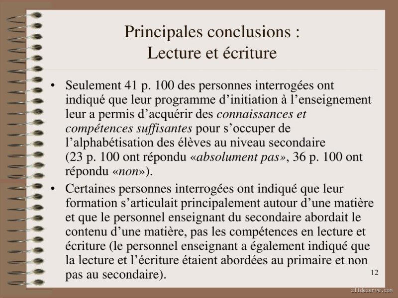 Quelle est la conclusion de la lecture ? Au-delà du simple "j'ai fini"