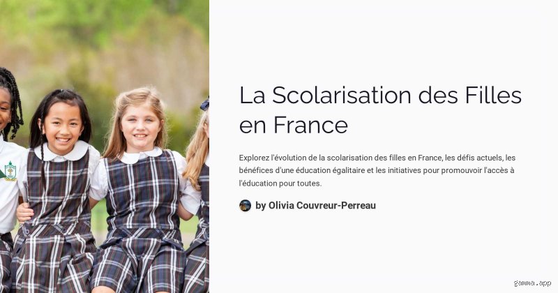 Qu'est-ce que la définition de la scolarisation de la jeune fille et pourquoi est-ce si crucial ?