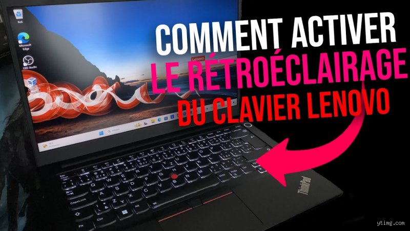 Comment activer le rétroéclairage du clavier sur un ordinateur portable Lenovo ?
