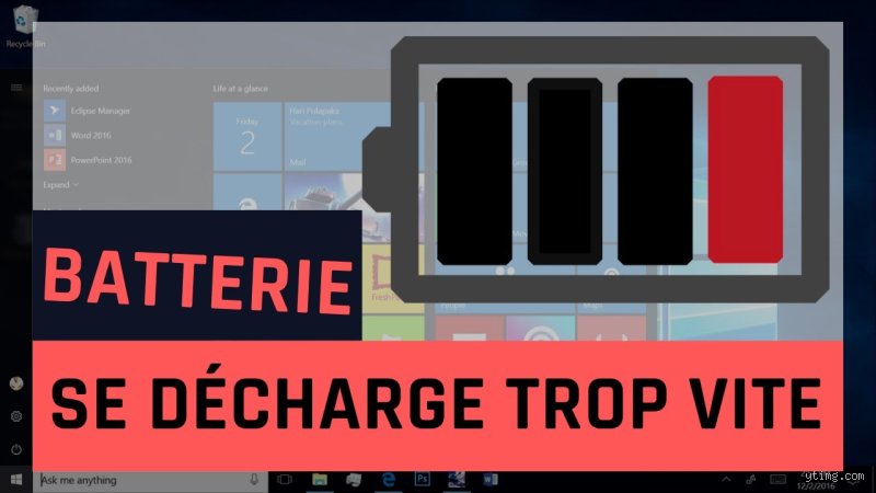 Comment faire quand la batterie se décharge trop vite ?