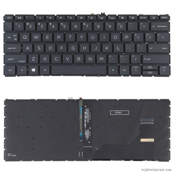 L'ordinateur portable HP EliteBook possède-t-il un rétroéclairage et comment l'activer pour travailler dans le noir complet ?