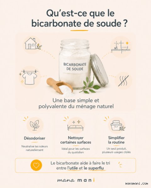 Pourquoi le bicarbonate de soude nettoie ?