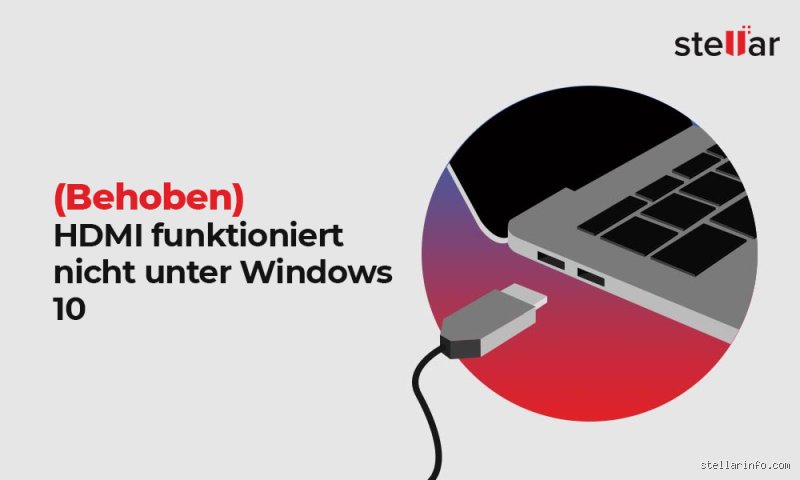 Wieso geht HDMI nicht?