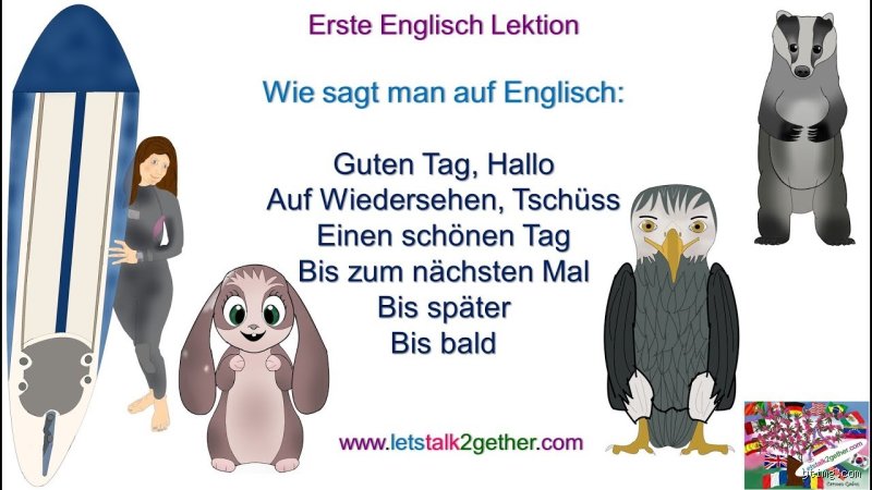 Wie sagt man in England Guten Tag?