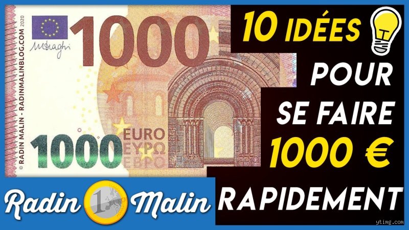 Comment faire 1000 € en une journée : les stratégies réelles au-delà des fantasmes du web