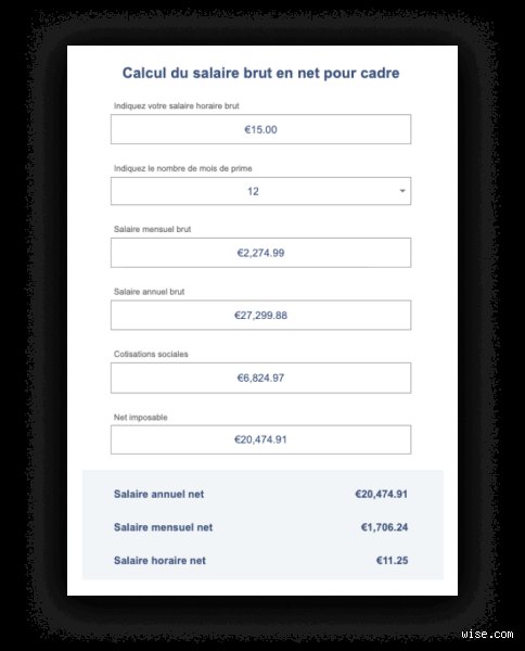 Comment passer du brut au net pour un cadre