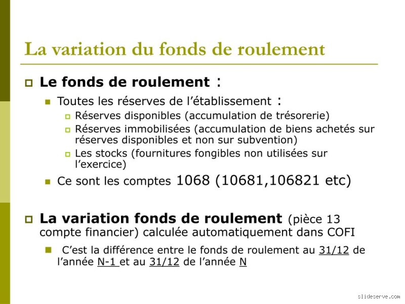 Pourquoi un fond de roulement baisse ?