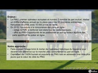 Quel est le chiffre d'affaires du PMU ?