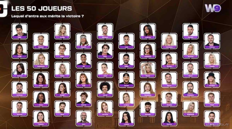 Qui sont les 4 derniers des 50 ?