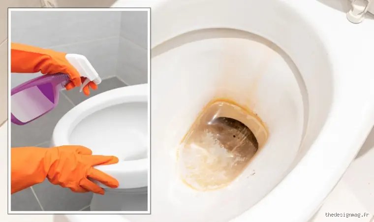 Comment enlever les taches marron au fond des toilettes ?