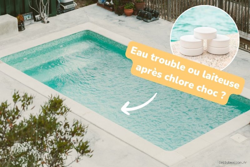 Eau piscine toujours troublée après chlore choc ? Voici pourquoi votre traitement a échoué et comment réagir