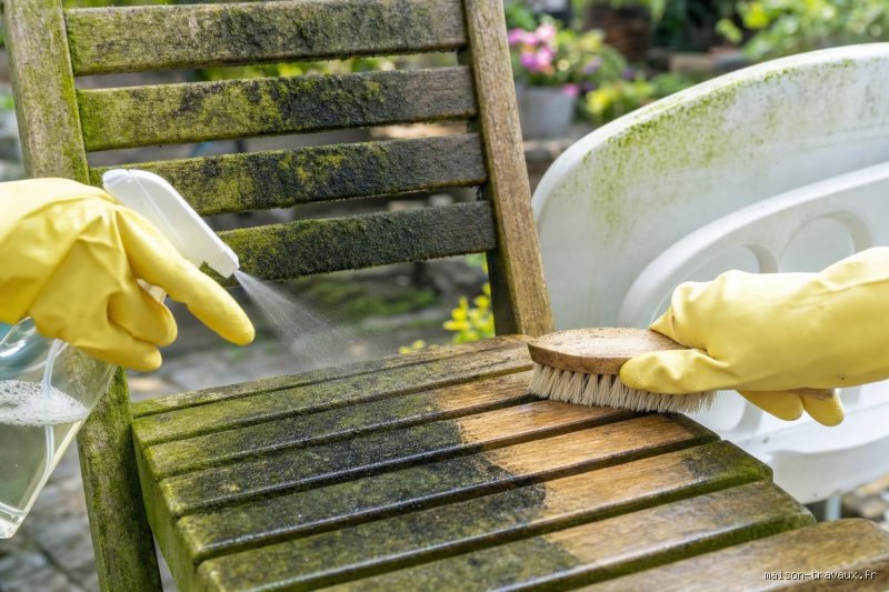 Le vinaigre blanc élimine-t-il les algues vertes sur nos terrasses et façades sans détruire le support ?