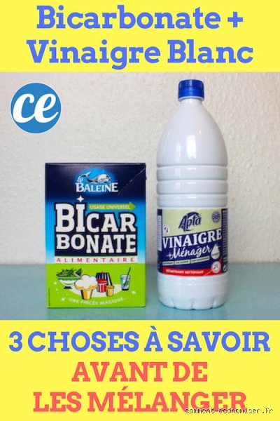 Quelle est la proportion de bicarbonate de soude et de vinaigre blanc pour un mélange efficace sans commettre l'erreur qui annule tout ?