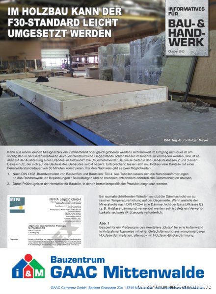 Wann ist Holz feuerhemmend?