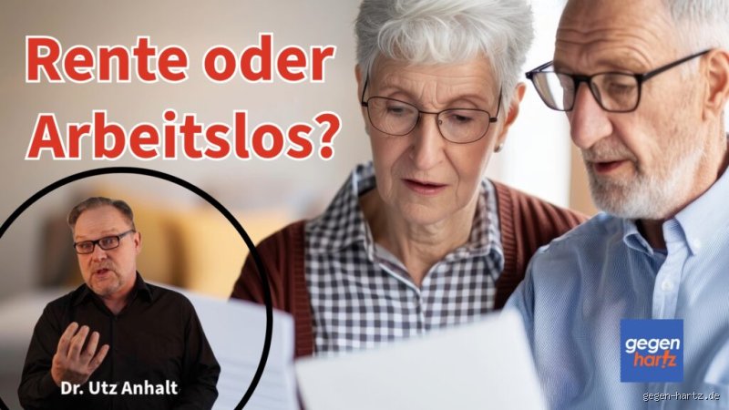 Was ist besser: Arbeitslos oder Rente?