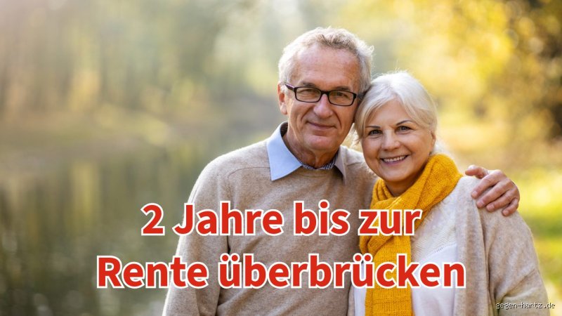 Der Endspurt: So überbrücken Sie die letzten 2 Jahre bis zur Rente, ohne ins Schwitzen zu geraten