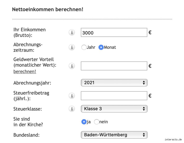Wie viel sind 3800 € Brutto in Netto?