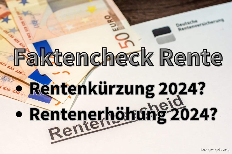 Wird 2024 die Rente gekürzt?