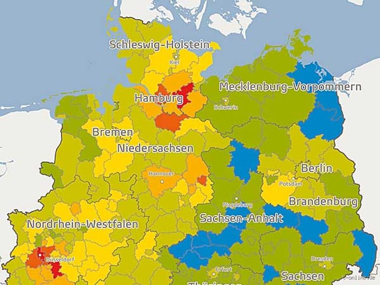 Wo wohnen die meisten Reichen in Deutschland?