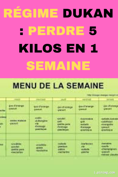 Comment perdre 5kg en une semaine ?