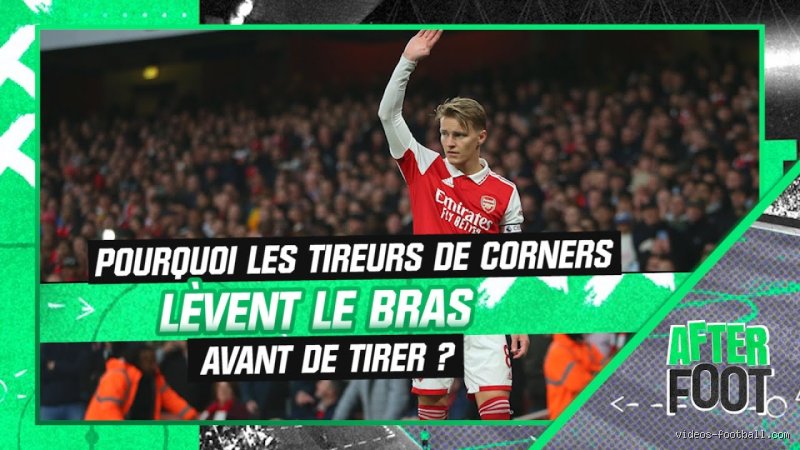 Pourquoi lever la main avant de tirer un corner ?