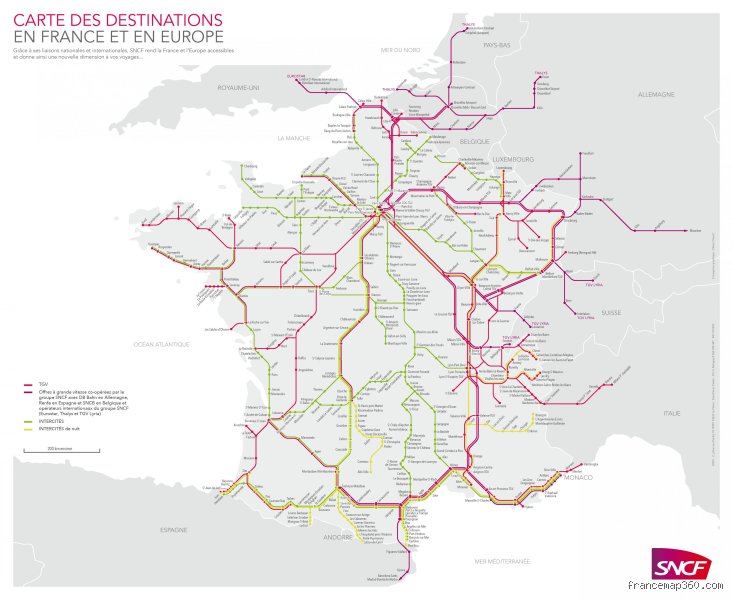 Wie ist das Zugsystem in Frankreich?