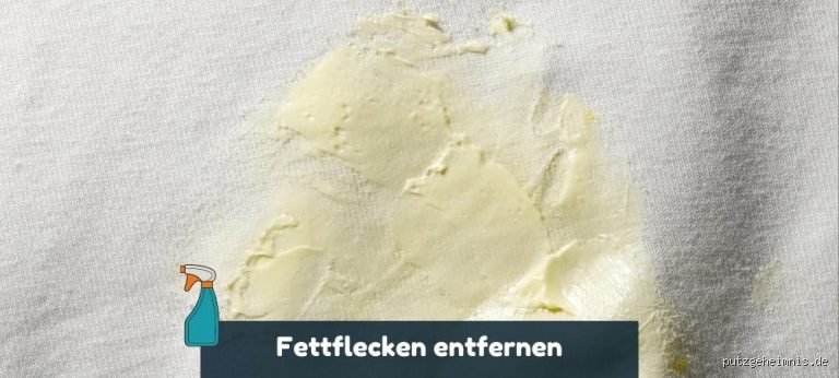 Wie bekommt man hartnäckige Fettflecken weg?