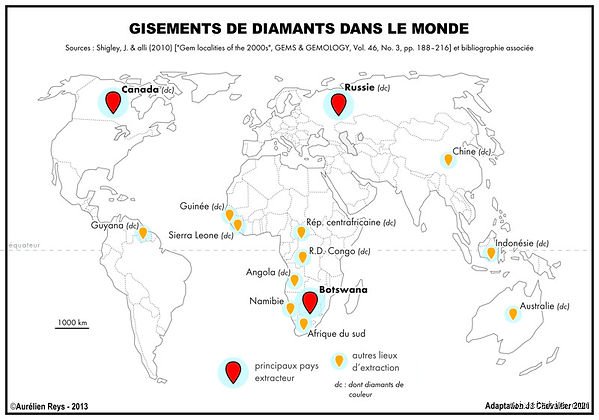 Où se trouve le plus grand gisement de diamant au monde ?