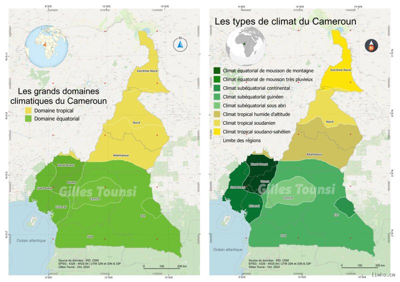 Quel est la zone la plus froide du Cameroun ?
