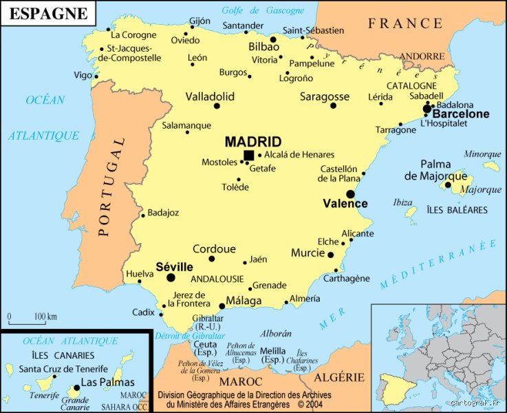 Quelle est la grande ville d'Espagne ?