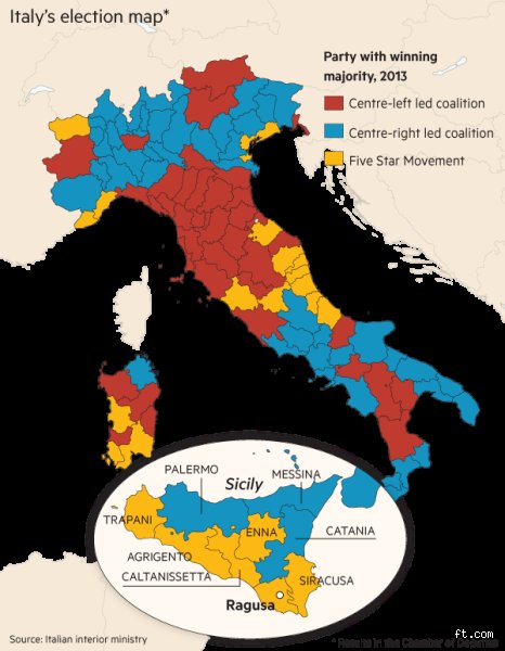 Quelle est la région la plus pauvre de l'Italie ?