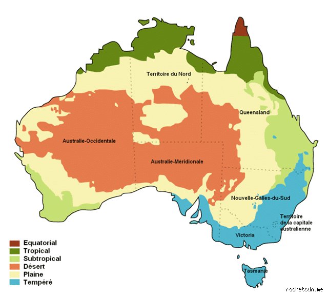 Quelle saison fait-il en Australie quand c'est l'hiver en France ?