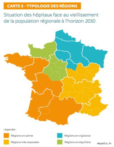 Quelles sont les régions les moins touchées par le vieillissement ?