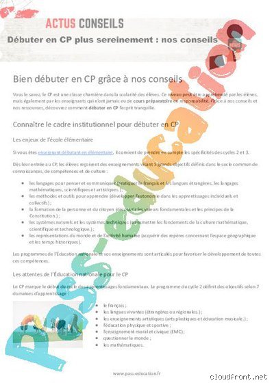 Comment donner des CP ?
