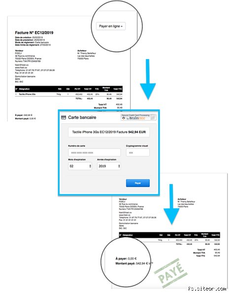 Comment faire pour payer une facture en ligne ?