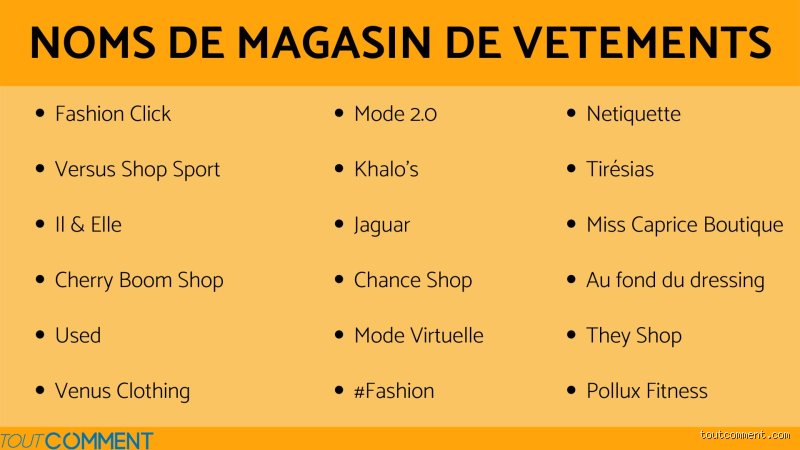 Comment on appelle un magasin qui vend de tout ?