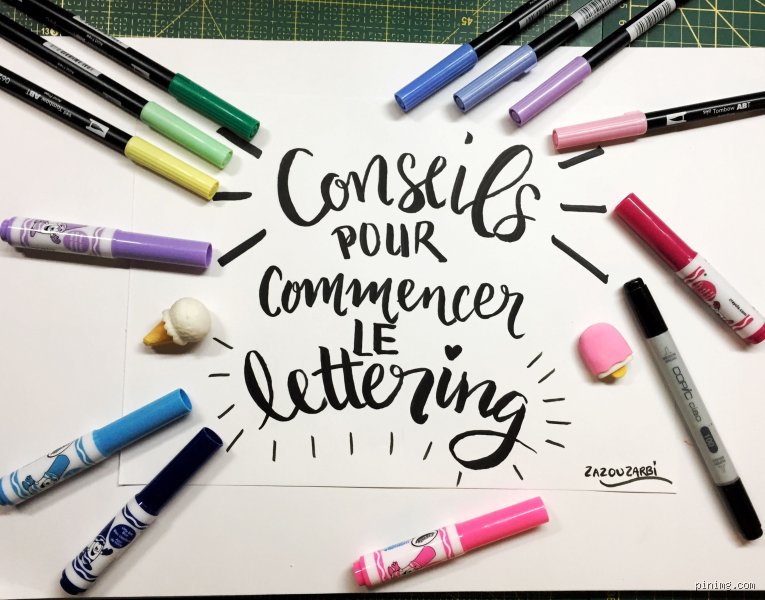 Comment on fait le lettrage ?