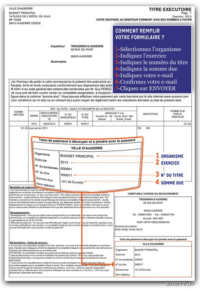 Comment payer un titre exécutoire ?