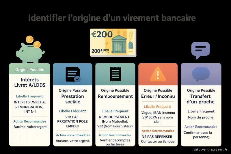 Comment retrouver l'origine d'un virement bancaire ?