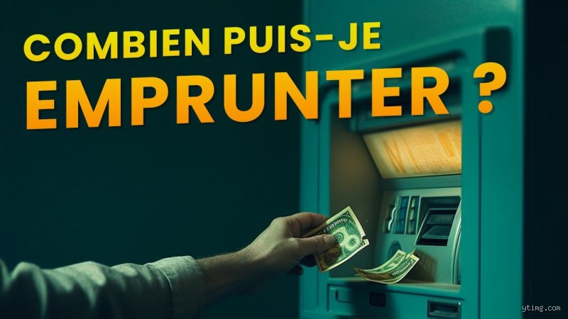 Comment savoir ce qu'on peut emprunter à la banque ?